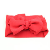 Adjustable Big Bow Headwrap Baby Headband Top Knot Headbands Over Sized Bow Hair Turban Newborn Head Band Girl Large Hair Bows