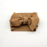 Adjustable Big Bow Headwrap Baby Headband Top Knot Headbands Over Sized Bow Hair Turban Newborn Head Band Girl Large Hair Bows