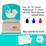Children&#39;s Name Seal Custom Student&#39;s Name Stamp  Kindergarten Clothes Waterproof Name Sticker Will Not be Washed Off  Christmas