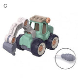 Creative Minuature Truck Loading Unloading Plastic DIY Truck ToyAssembly Engineering Car Set Kids Educational Toy For Boy  Gifts