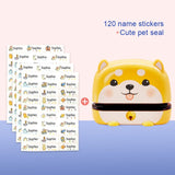 Children&#39;s Name Seal Custom Student&#39;s Name Stamp  Kindergarten Clothes Waterproof Name Sticker Will Not be Washed Off  Christmas