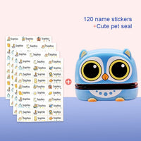 Children&#39;s Name Seal Custom Student&#39;s Name Stamp  Kindergarten Clothes Waterproof Name Sticker Will Not be Washed Off  Christmas