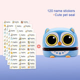 Children&#39;s Name Seal Custom Student&#39;s Name Stamp  Kindergarten Clothes Waterproof Name Sticker Will Not be Washed Off  Christmas