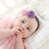New Hair Accessories Girls Turban Headwear Baby Headband Bow Pearl Lace Hair Band Headband White Solid Lovely Band