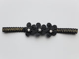 New Hair Accessories Girls Turban Headwear Baby Headband Bow Pearl Lace Hair Band Headband White Solid Lovely Band